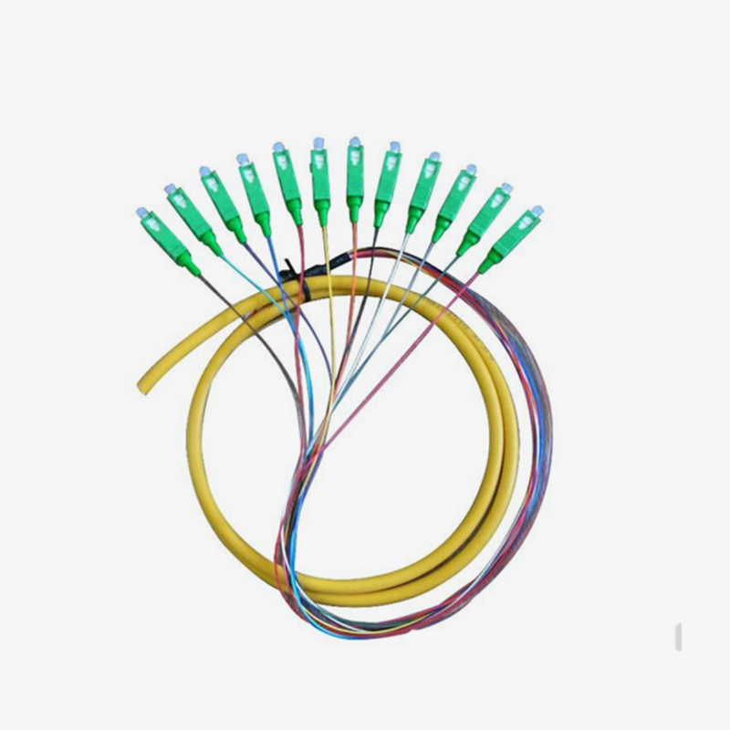 Multi-core fibra opticus funem fan-sicco Pigtail SC lc Sancti